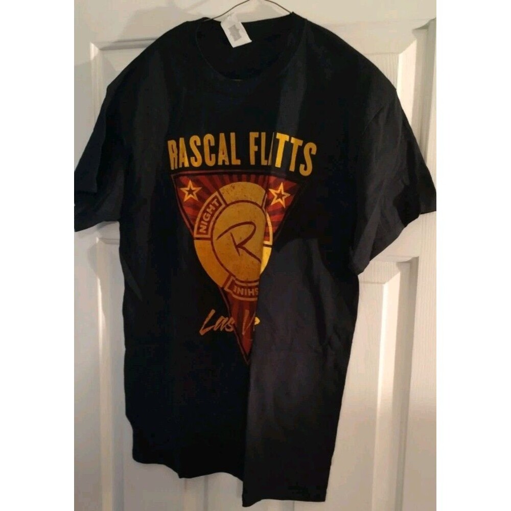 New Rascal Flatts Concert Tshirt Size Medium Adult M Short Sleeve Las Vegas